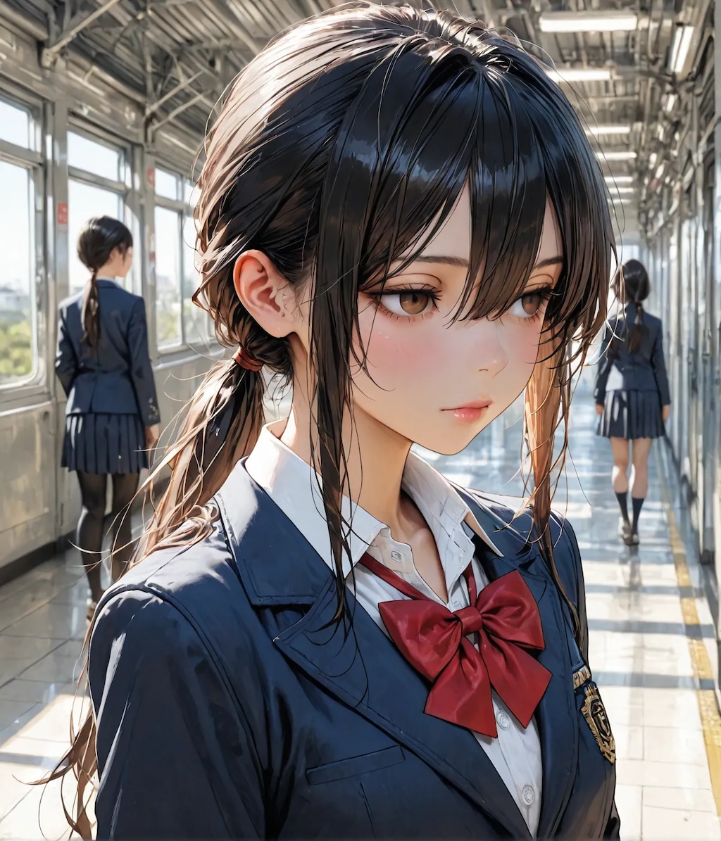 いつも教室の隅っこで目立たないあの子🤔