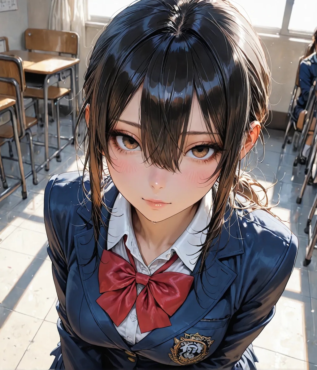 いつも教室の隅っこで目立たないあの子🤔