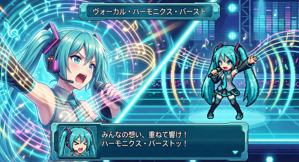 初音ミクとスーパーロボット大戦のコラボ