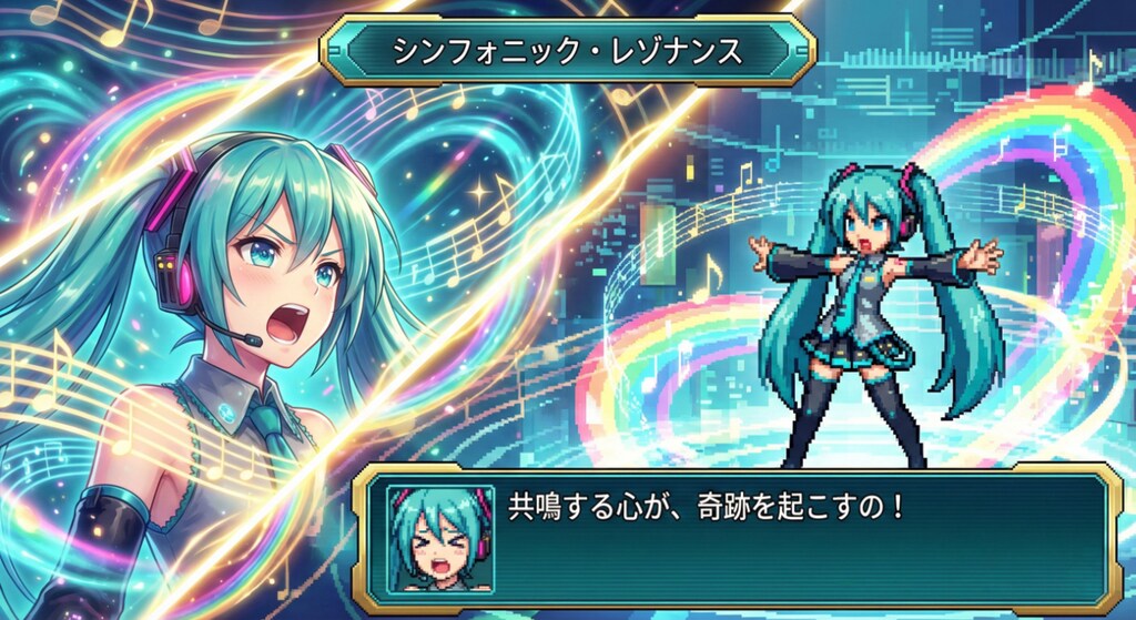 初音ミクとスーパーロボット大戦のコラボ