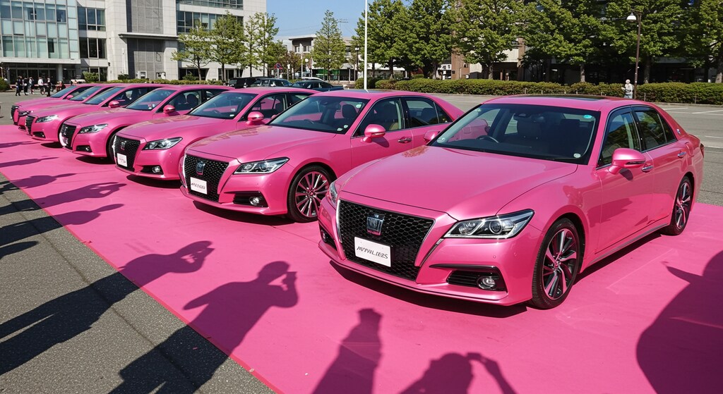 ピンククラウンだらけ