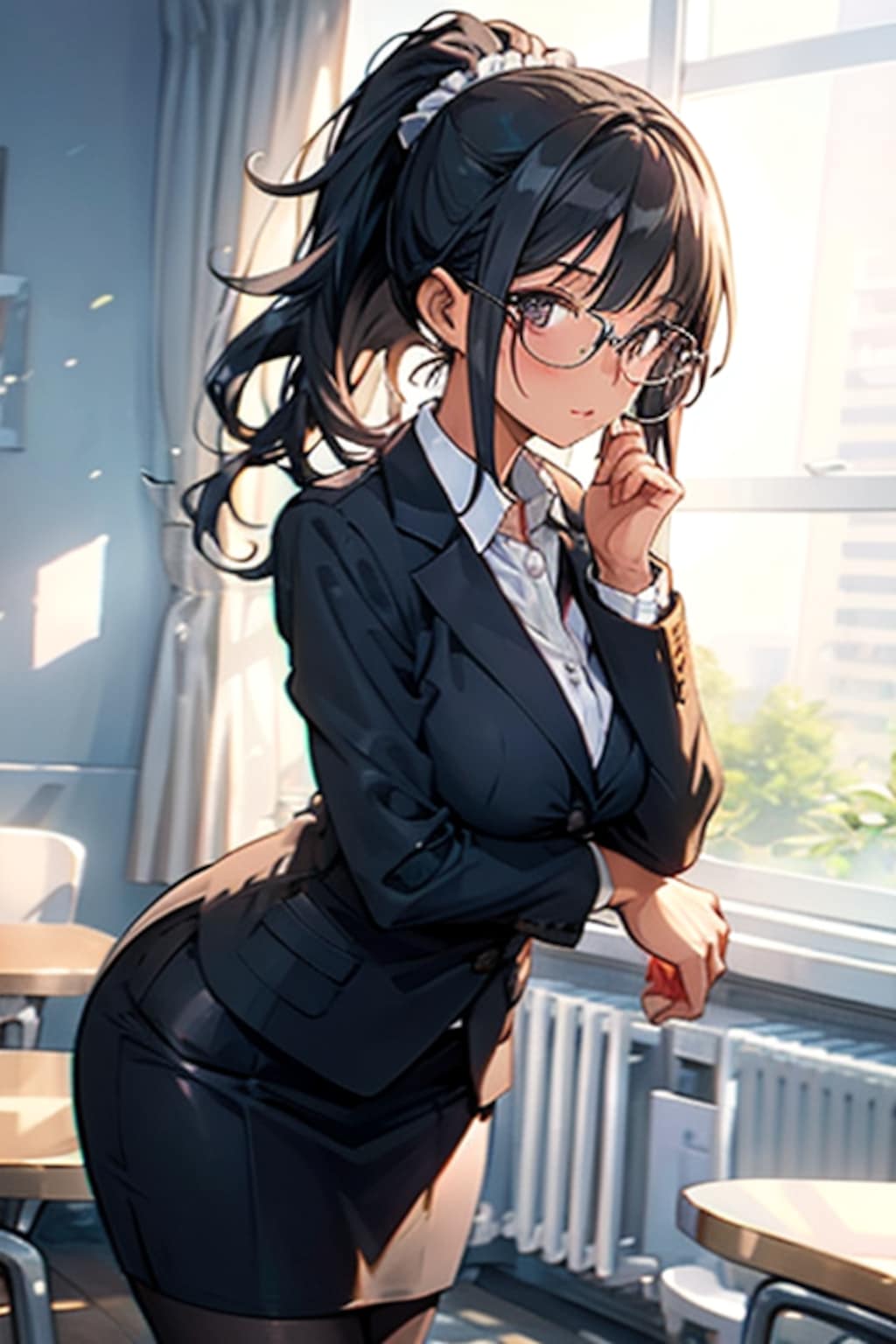 今日の眼鏡っ娘