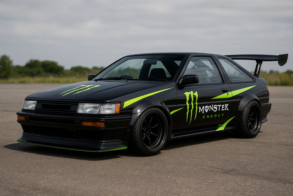 モンスターエナジーAE86レーシングカー