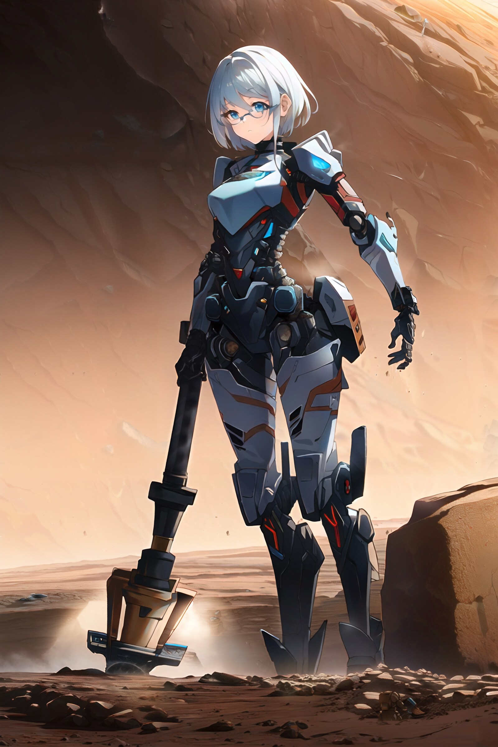 パーサヴィアランス（火星探査車）擬人化