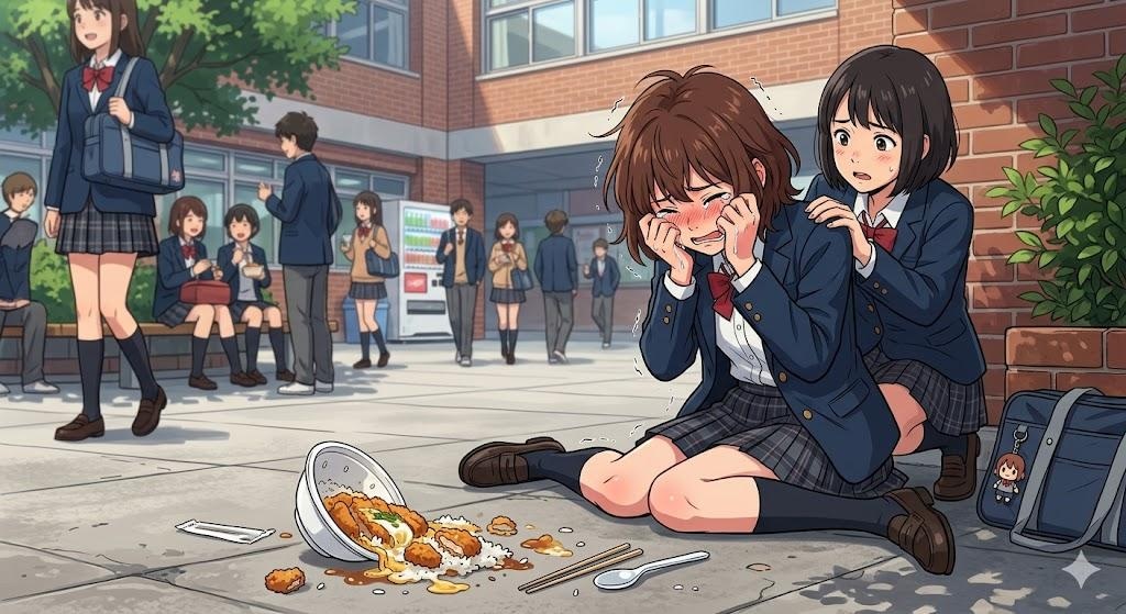 カツ丼落下バトル！