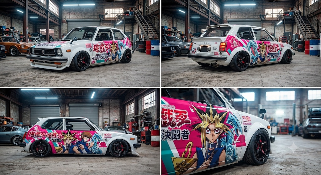 シビック遊戯王痛車
