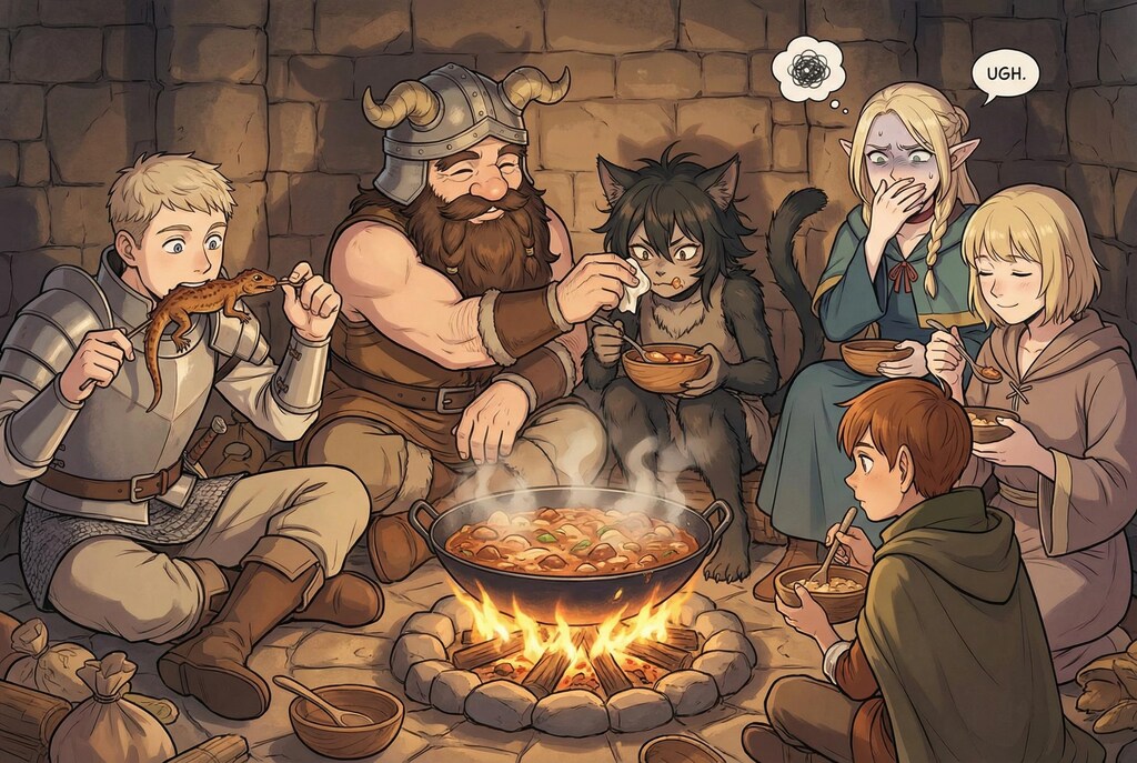 ダンジョンの夕餉