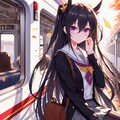 列車の旅に出た、うちの子＊その1(12枚) 5枚目