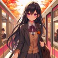 列車の旅に出た、うちの子＊その1(12枚) 10枚目