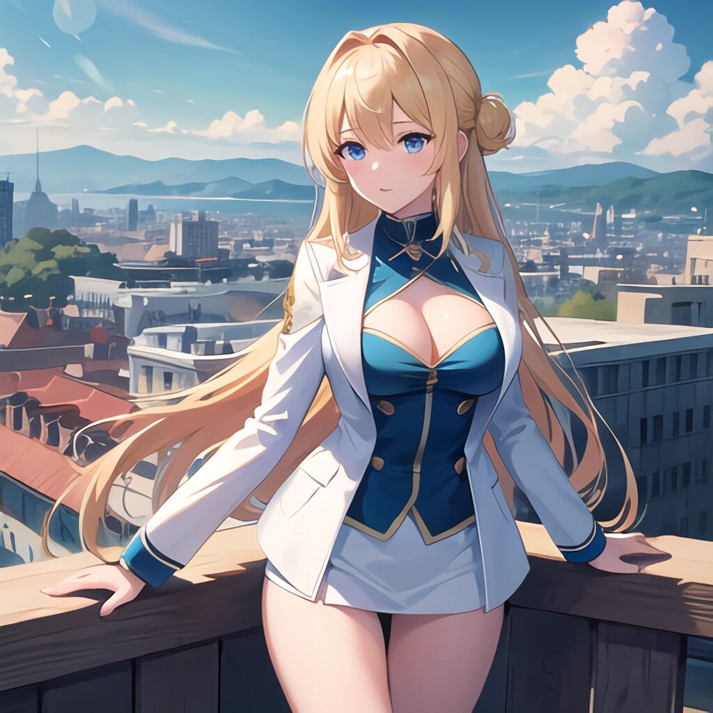 金髪さん萌え袖1