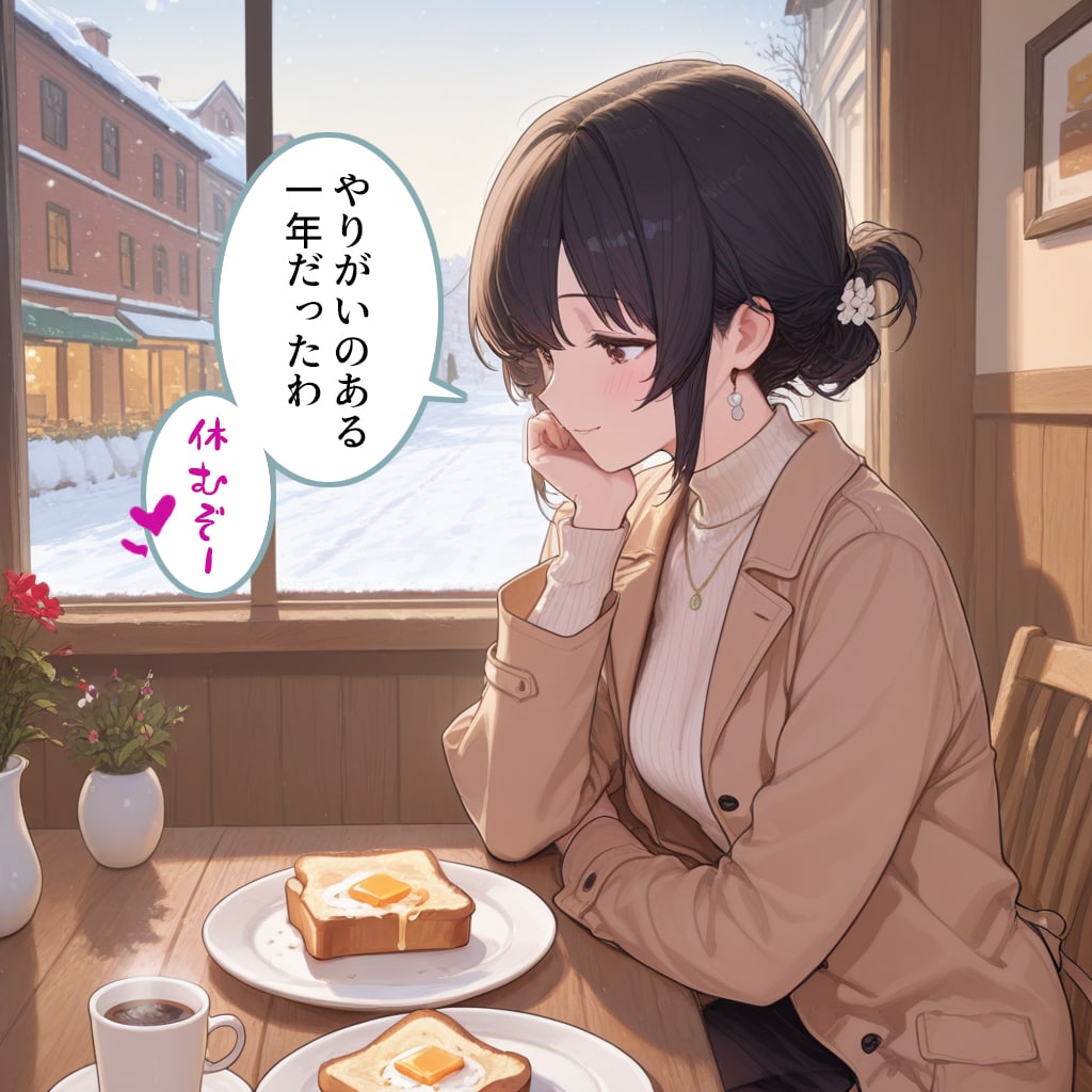 仕事納めの朝 | の人気AIイラスト・グラビア