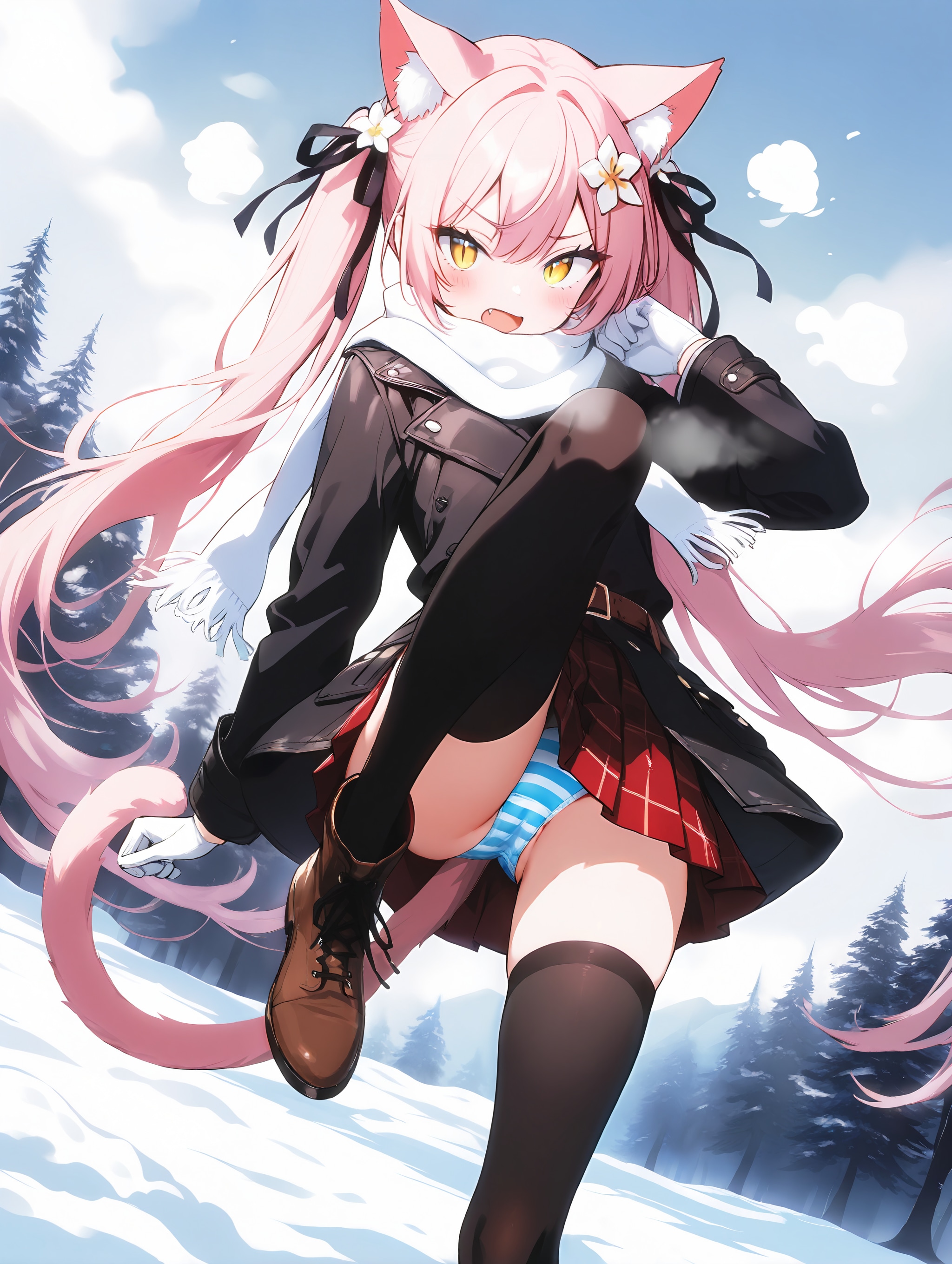 蹴るニャッ‼️💥💥😾