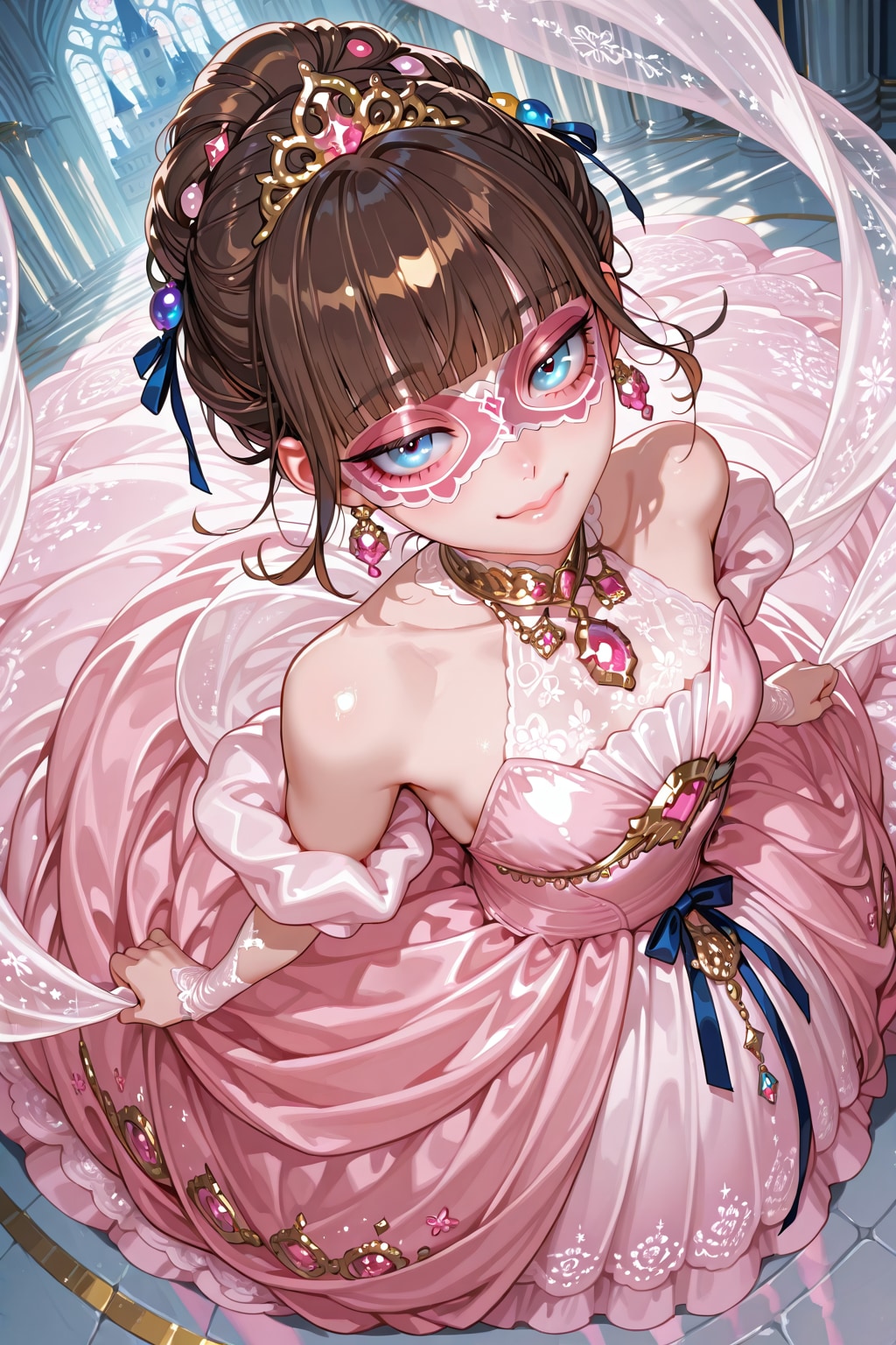 マスクドお姫様 | の人気AIイラスト・グラビア