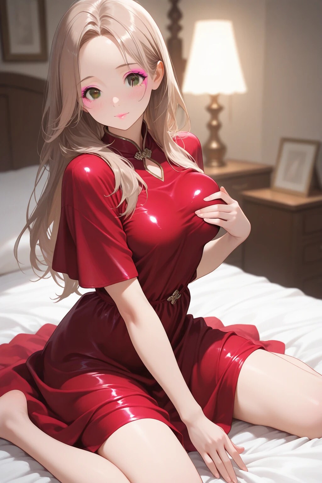 赤ドレス白ドレス
