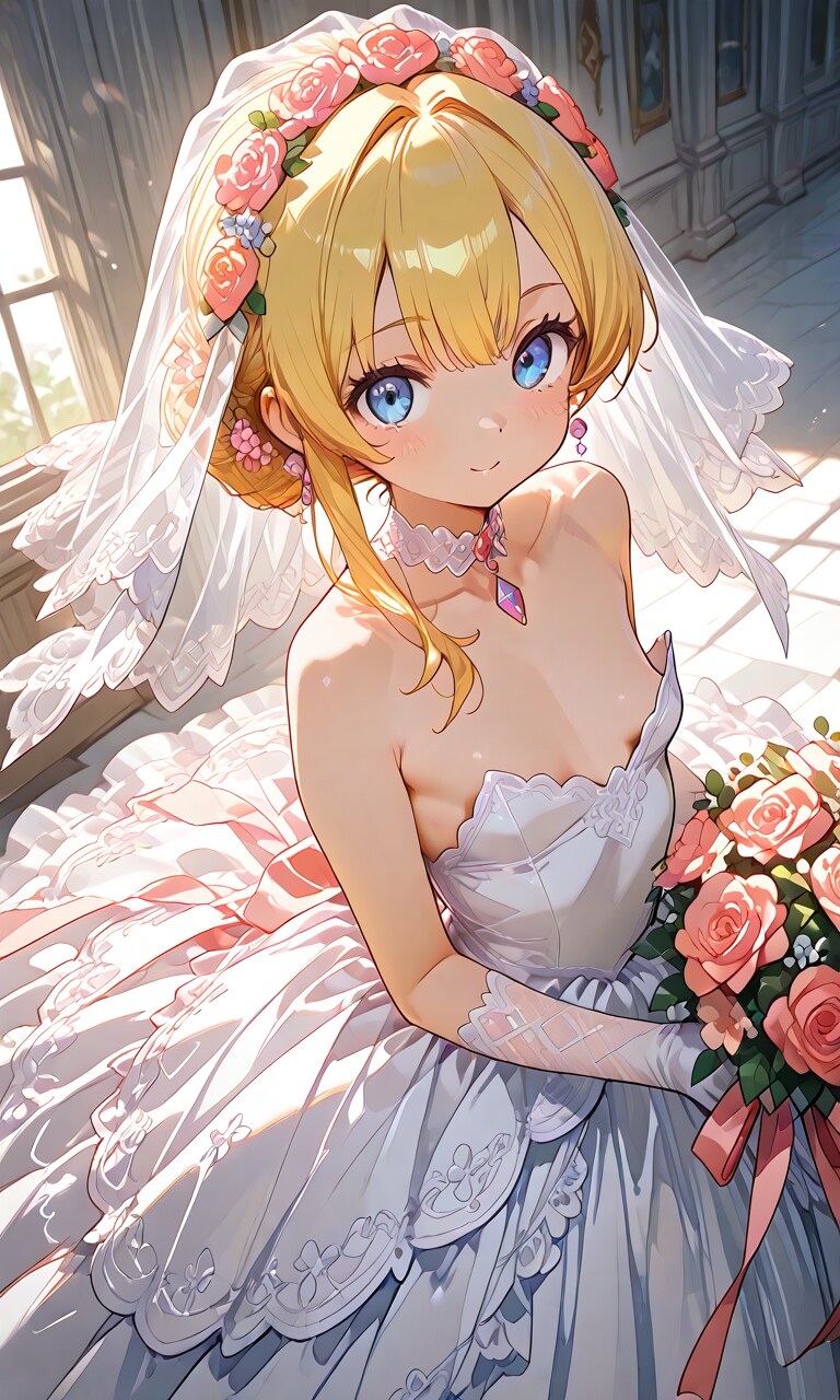 小さな花嫁の少女