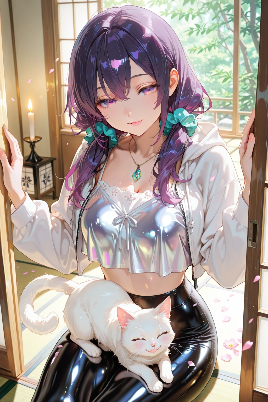 絵梨奈も気になって萌音様❤️と一緒にお店に行って買ったお洋服は似合ってますか❤️