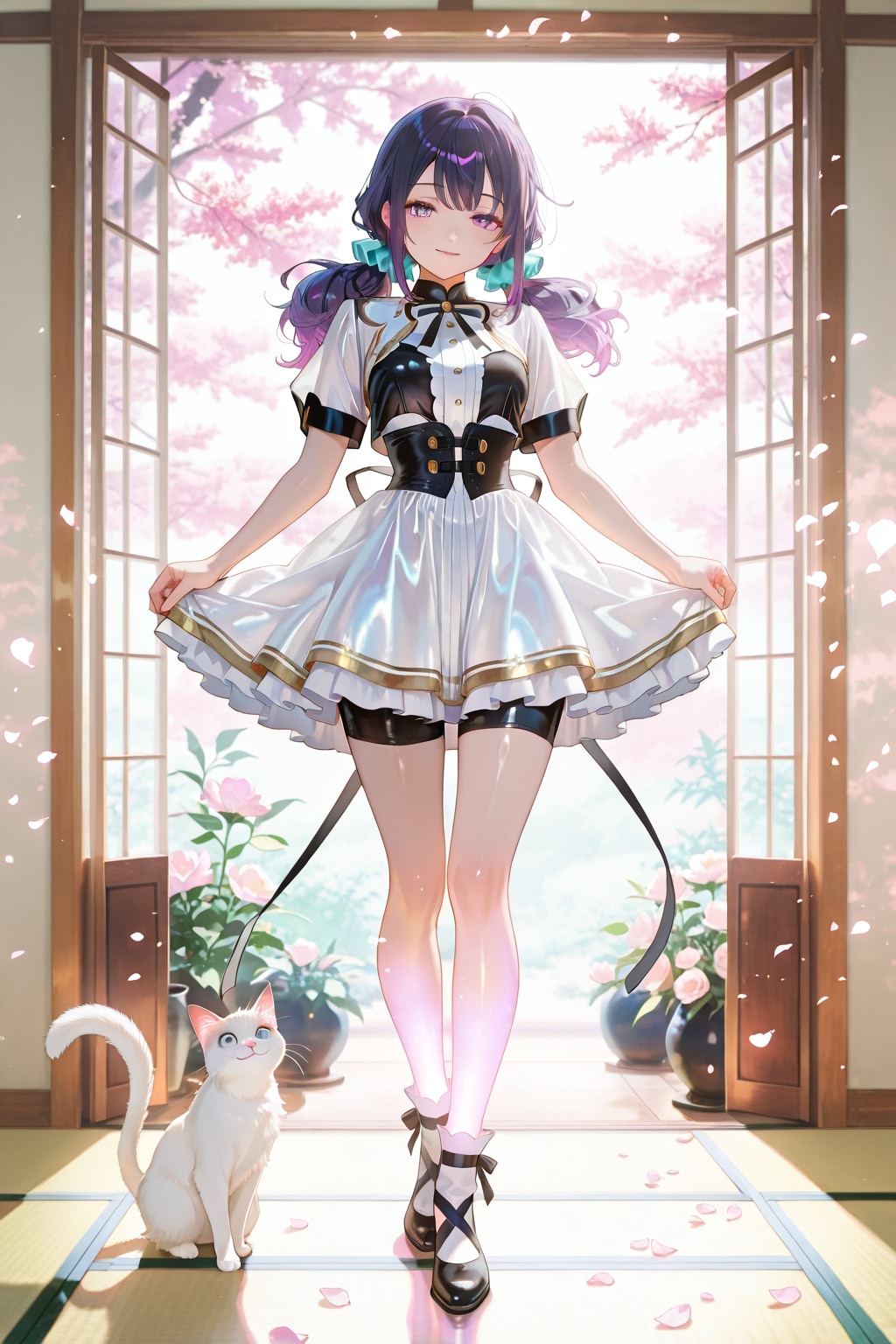 絵梨奈も気になって萌音様❤️と一緒にお店に行って買ったお洋服は似合ってますか❤️