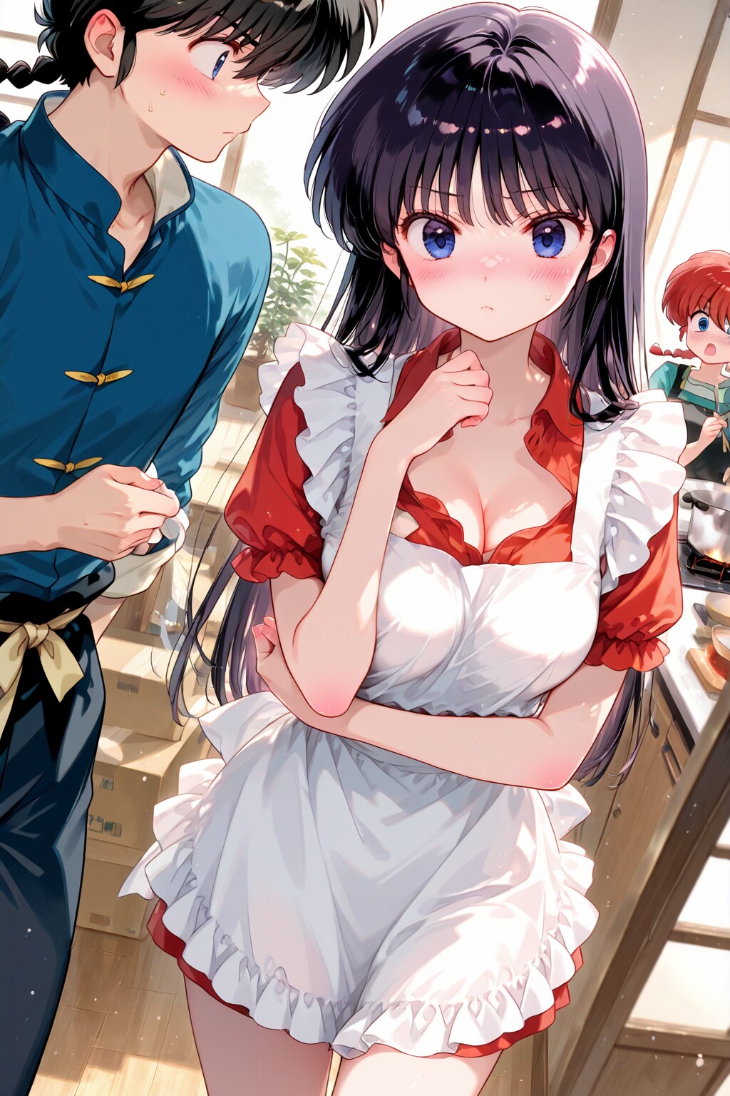 婿入りらんま！夕食編2 | の人気AIイラスト・グラビア