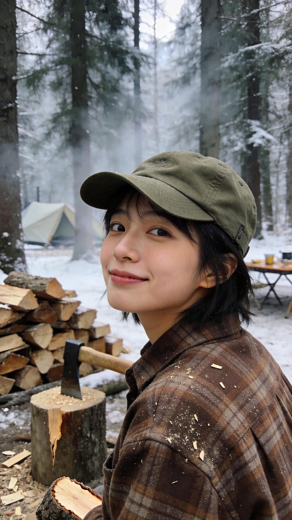 The Woodcutter's Smile