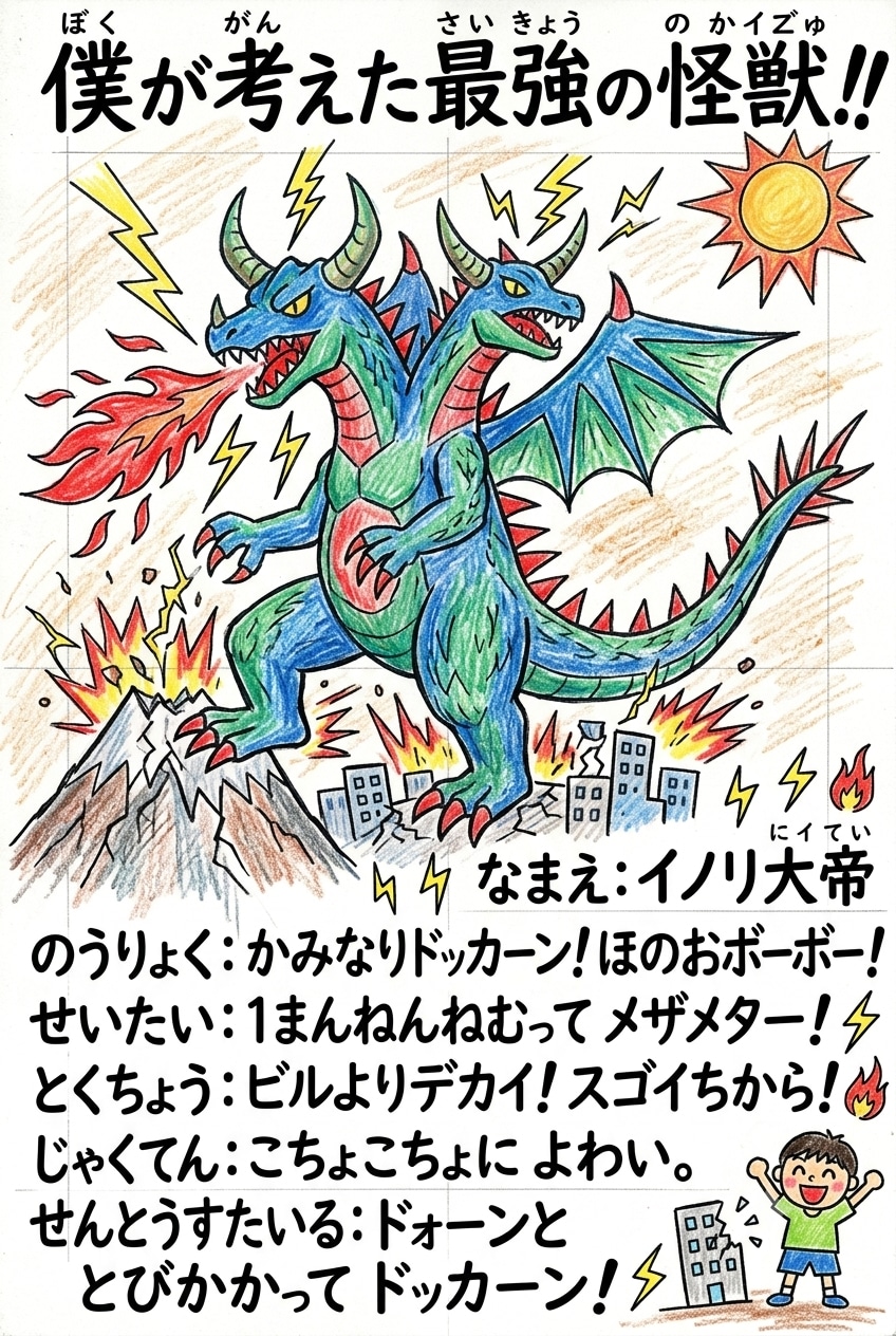 僕の考えた最強の怪獣