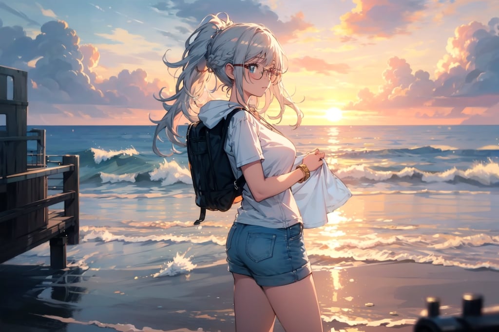 夕暮れのホーム ×各モデル