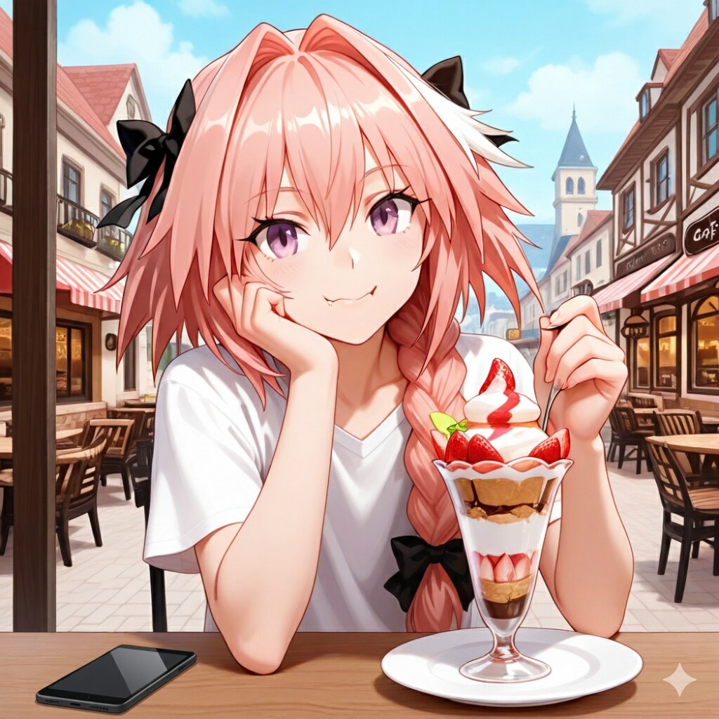 苺パフェ召しあがれ