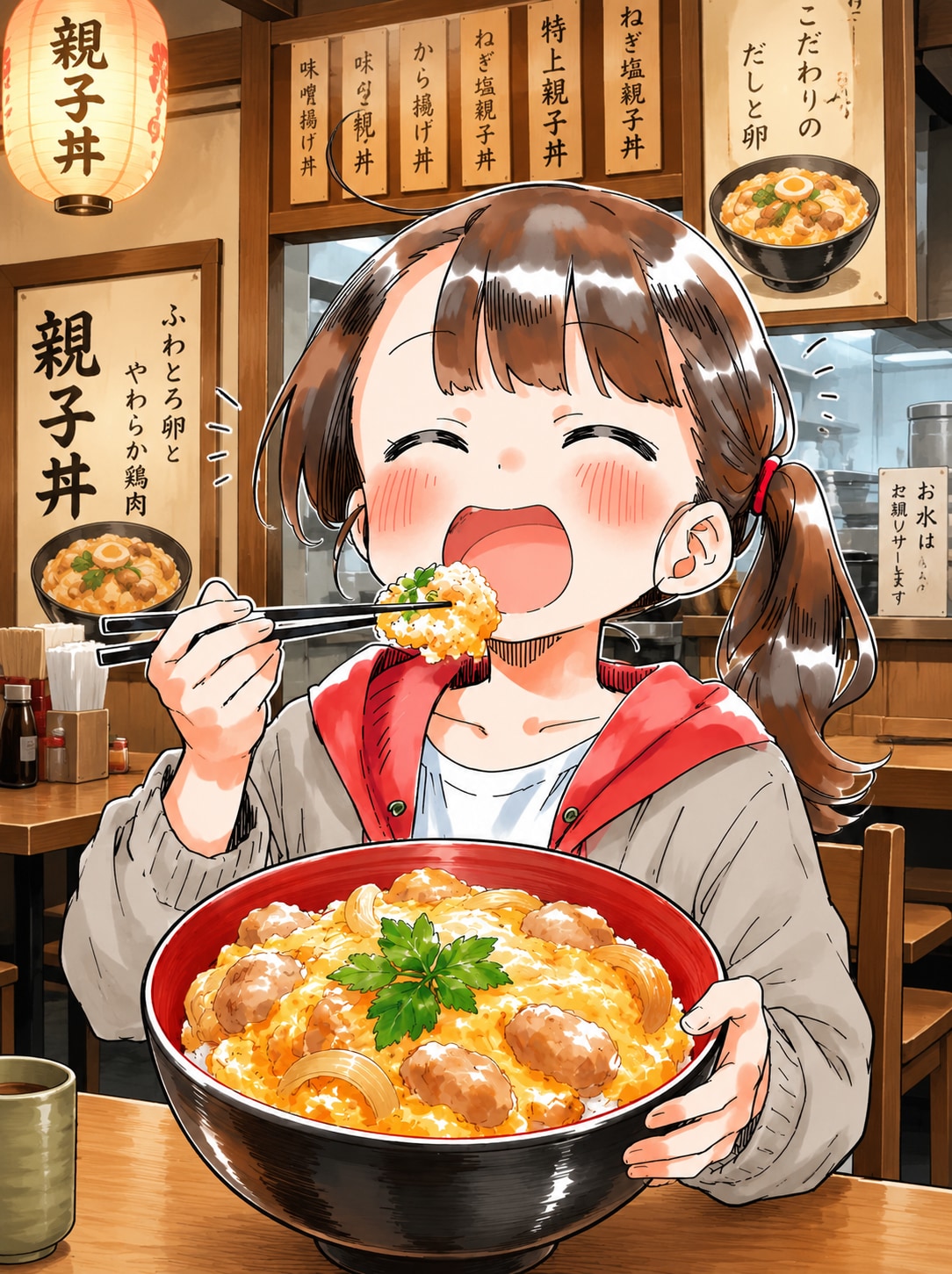 いただきますっ！🐔🥚