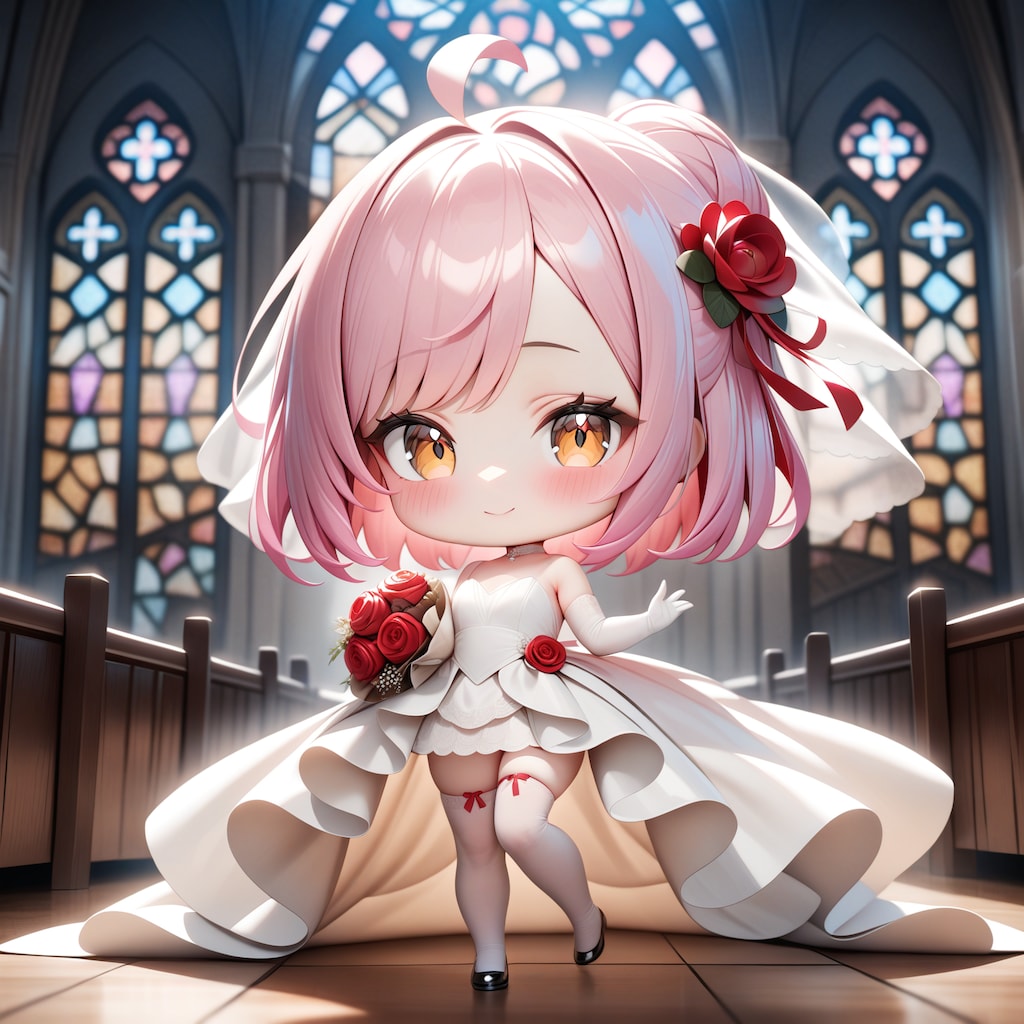 ロリ花嫁I花 デフォルメフィギュア風