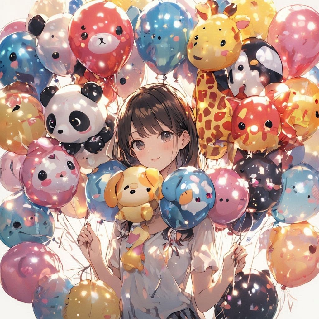 ２歌う風船・踊る風船♪