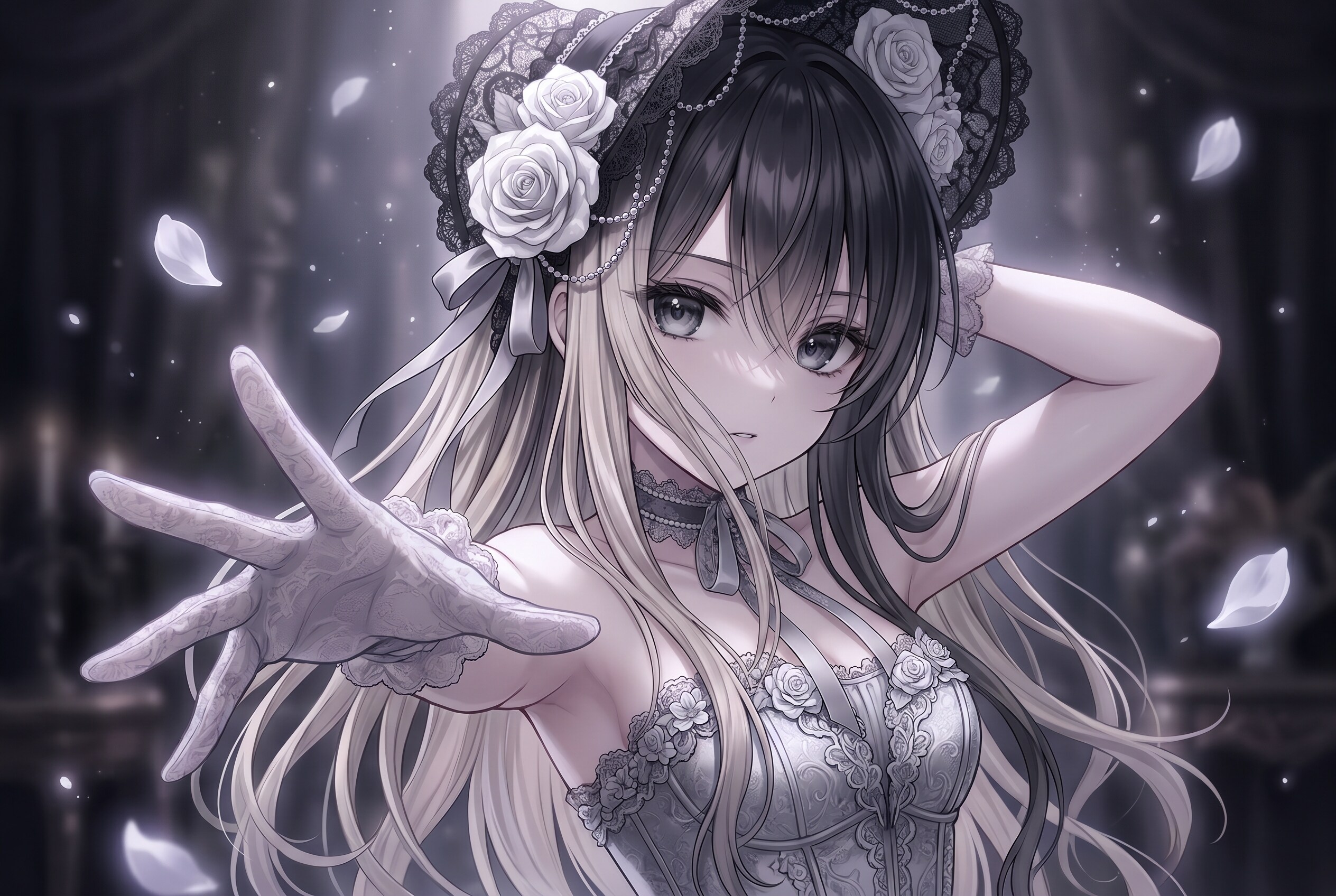 幽薔薇の指先