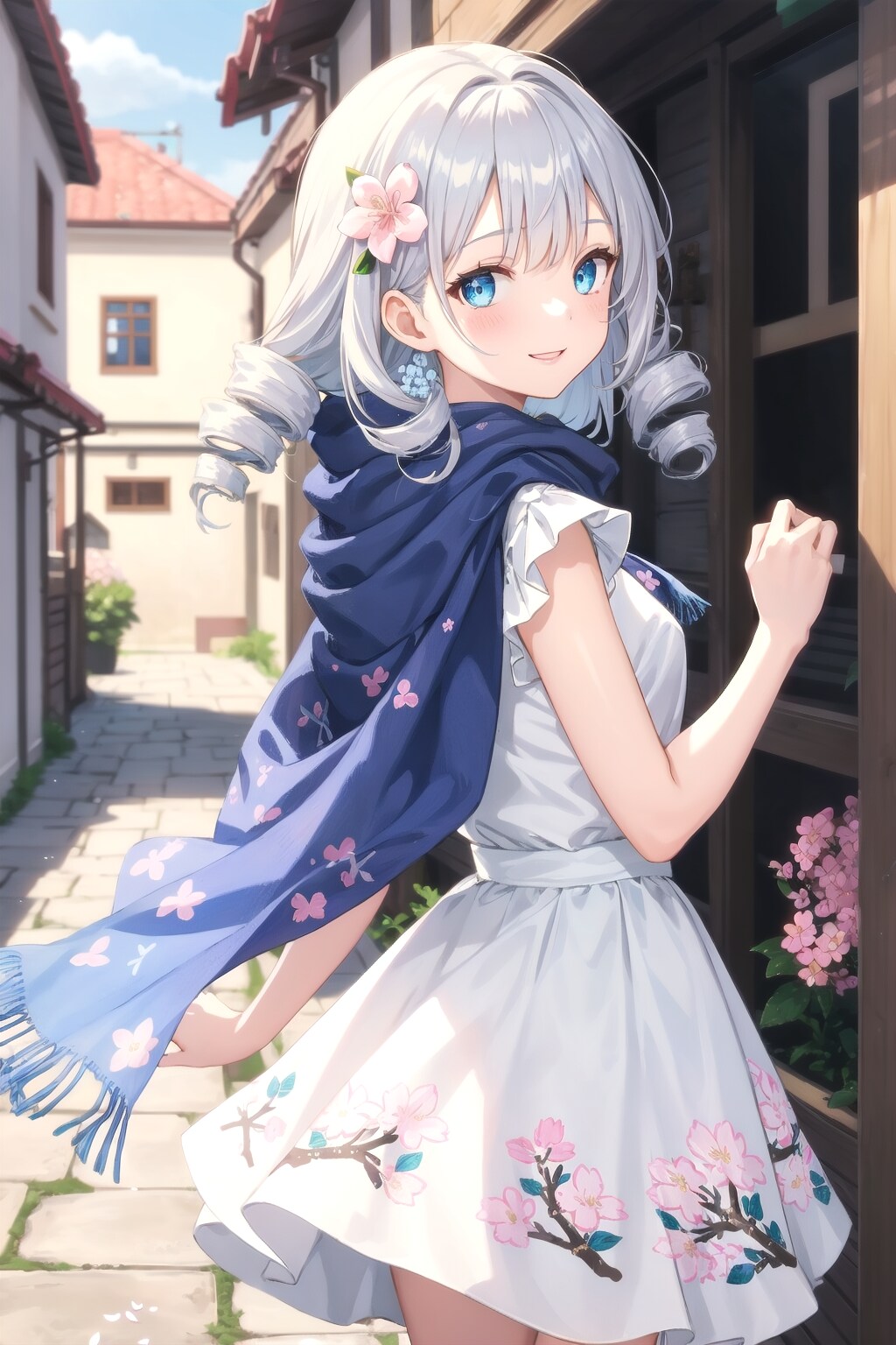 ドリルヘアーでお出かけ