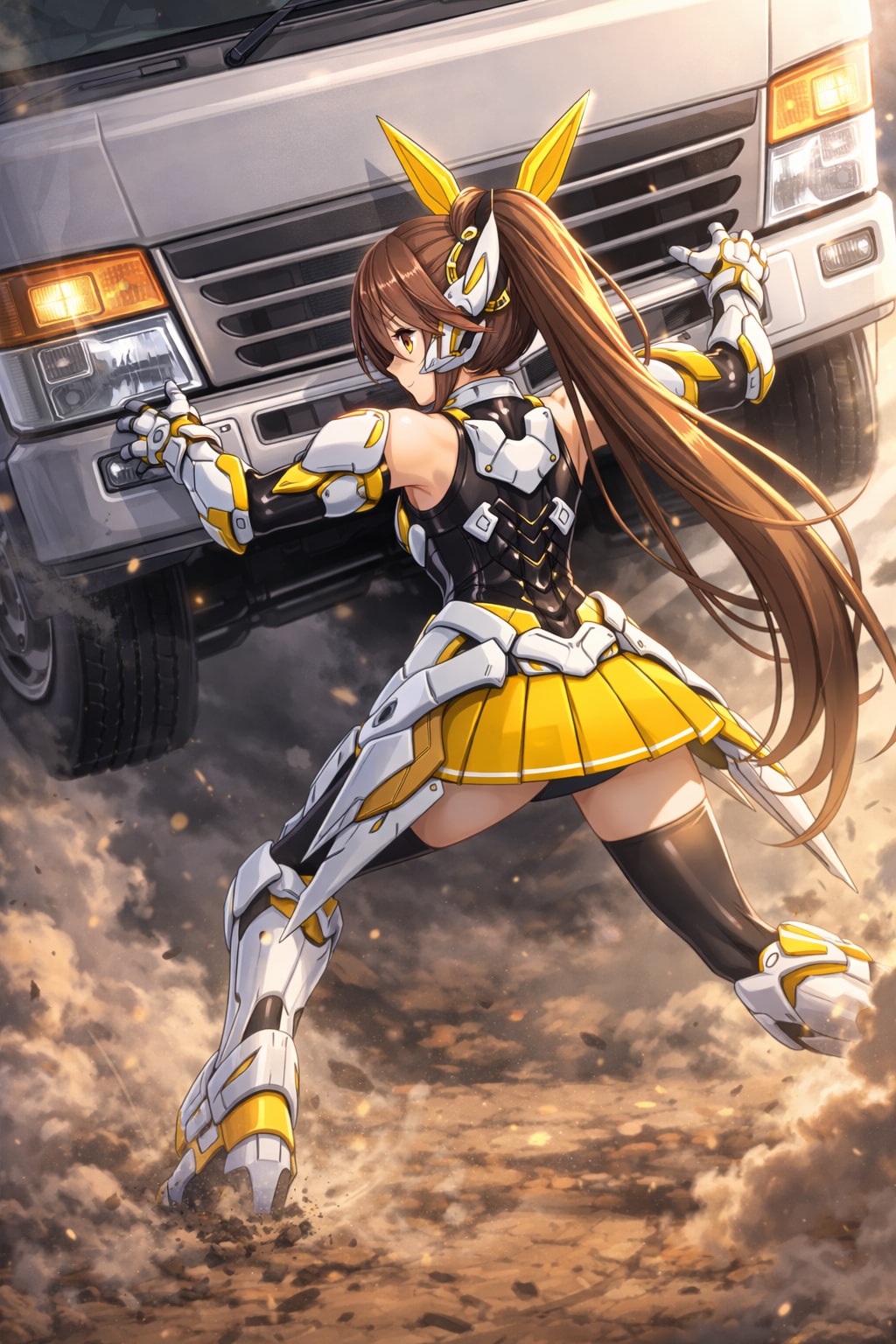 暴走トラックと閃装機姫 | の人気AIイラスト・グラビア