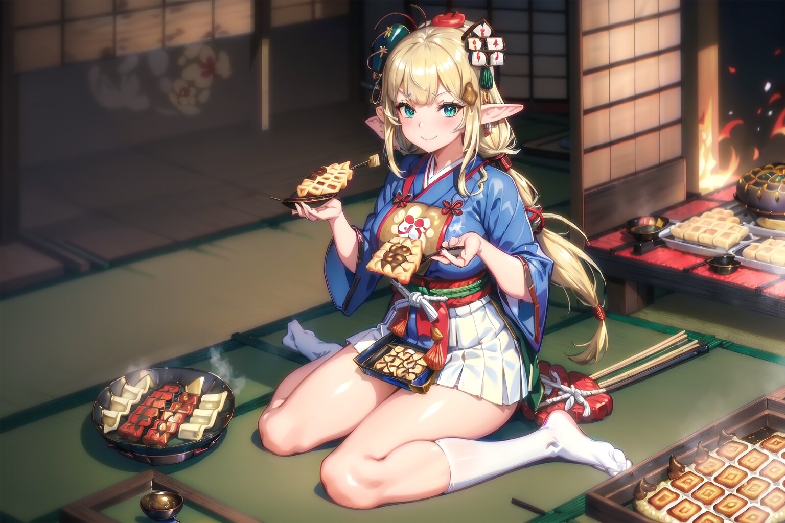 例の丸い和菓子企画作品です