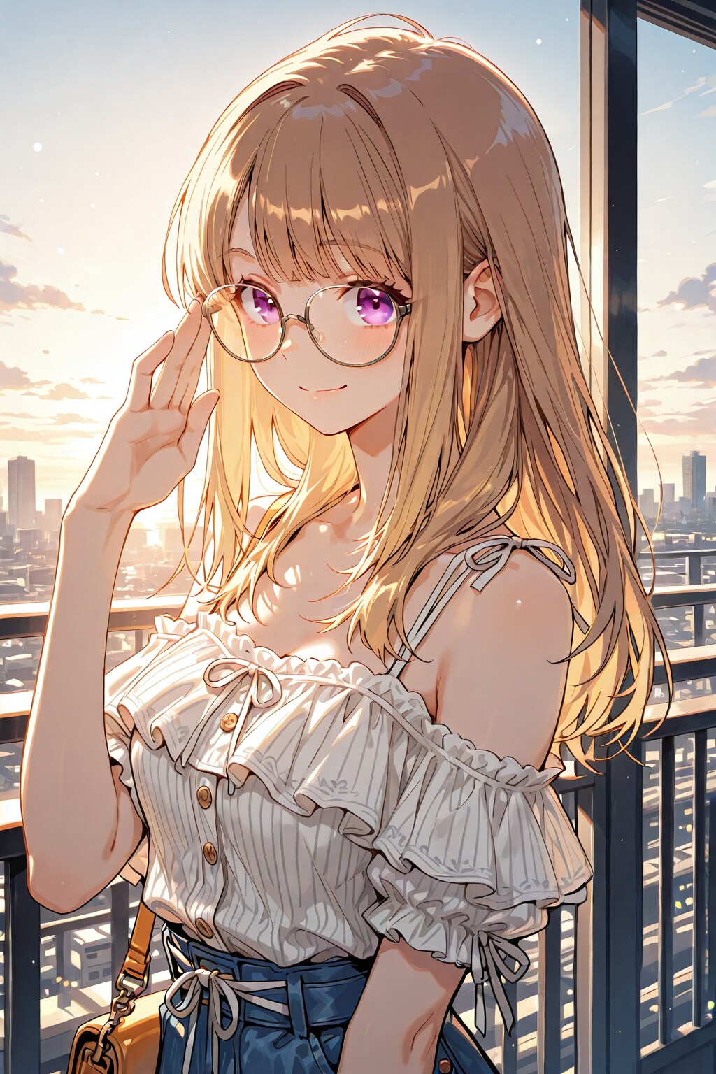 メガネ美少女 | の人気AIイラスト・グラビア