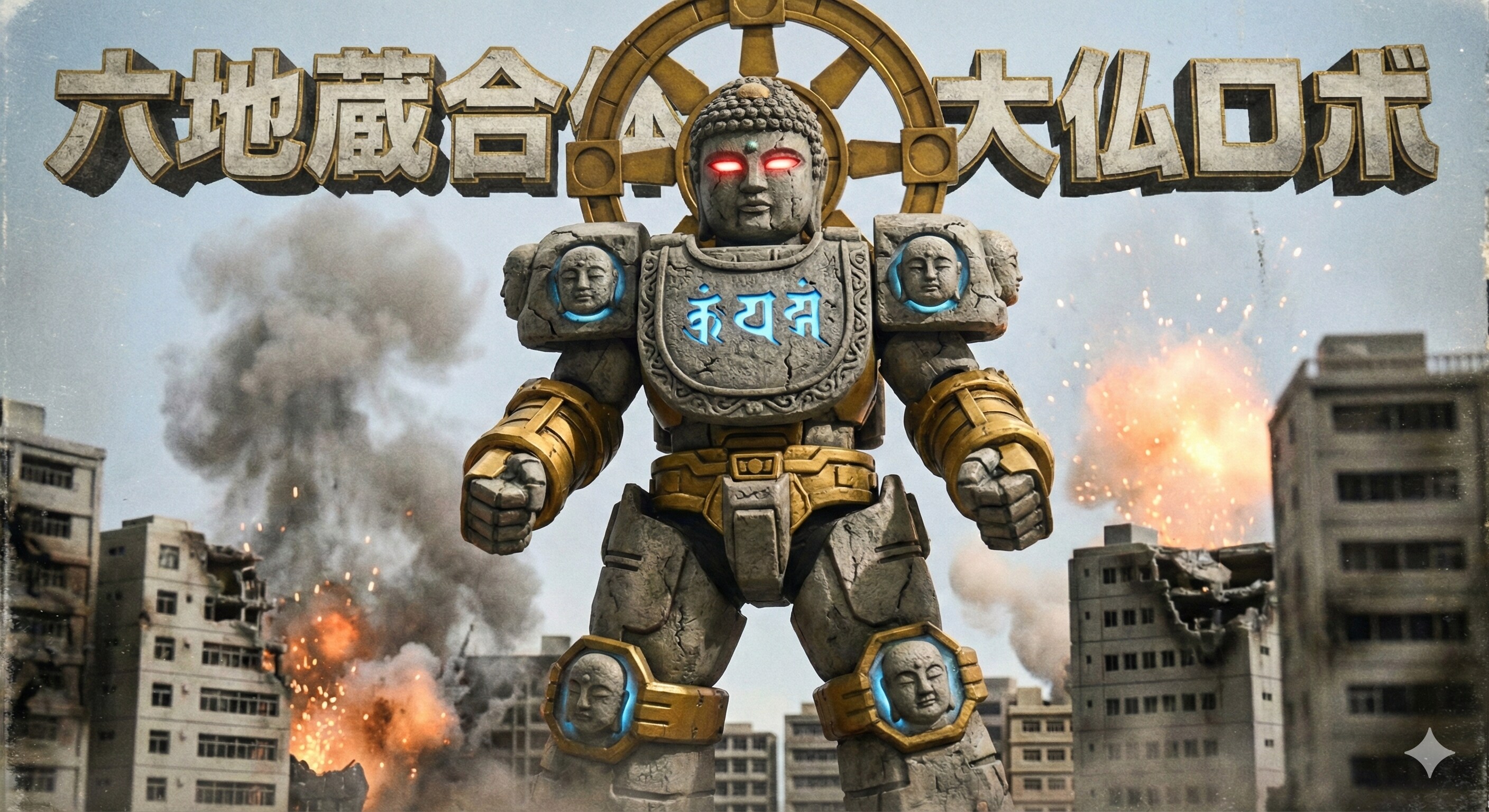 六地蔵合体大仏ロボ💥