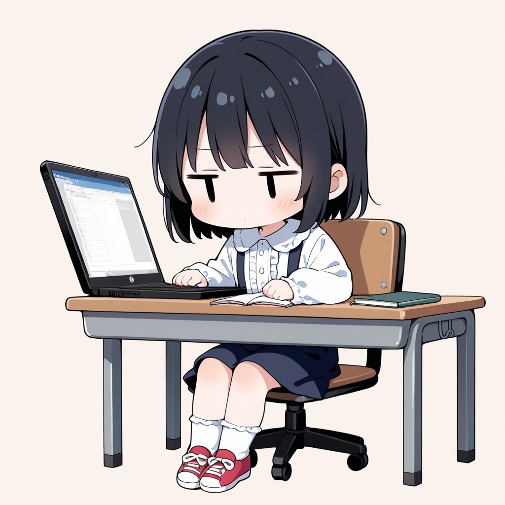 パソコンをさわる