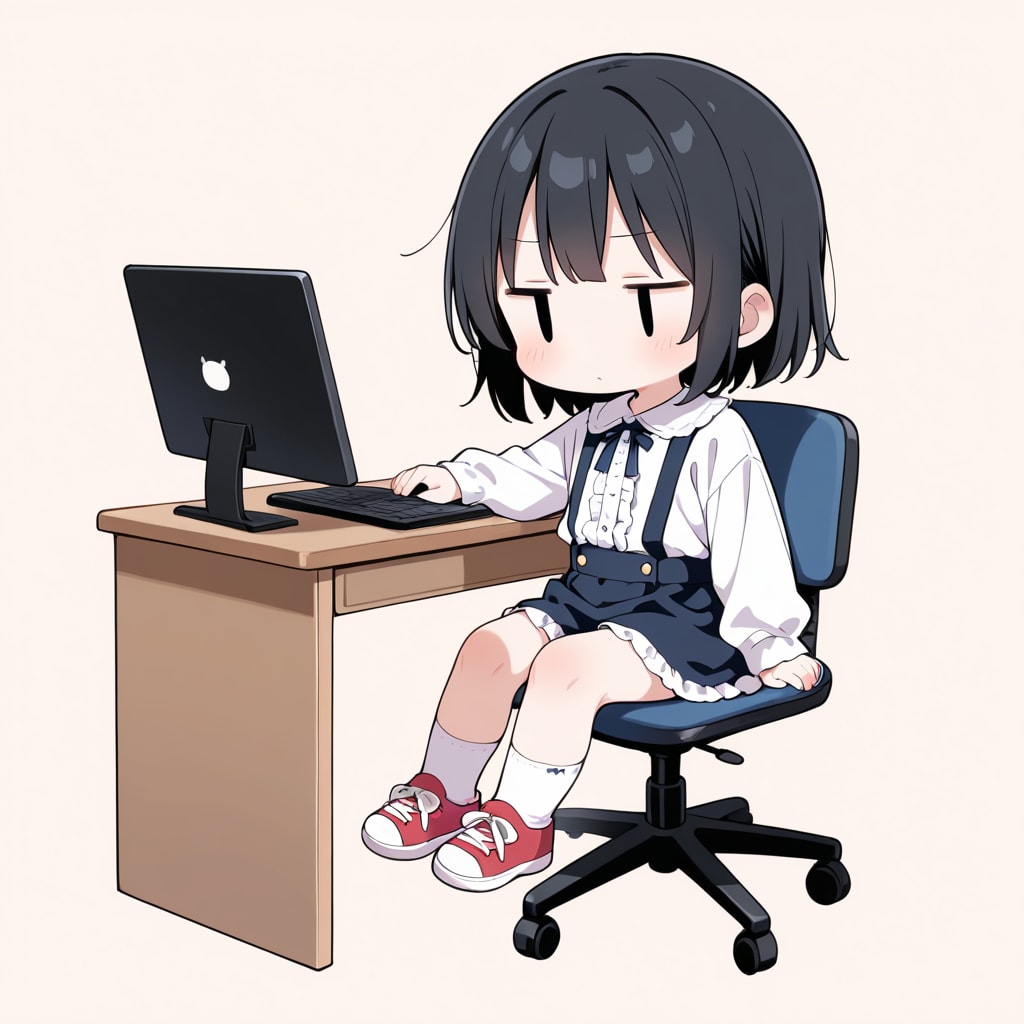 パソコンをさわる