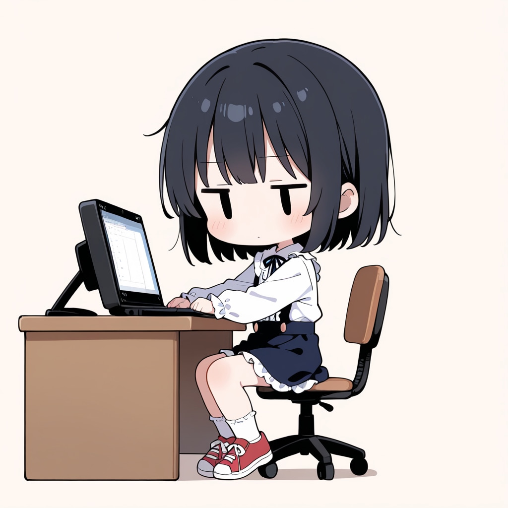 パソコンをさわる