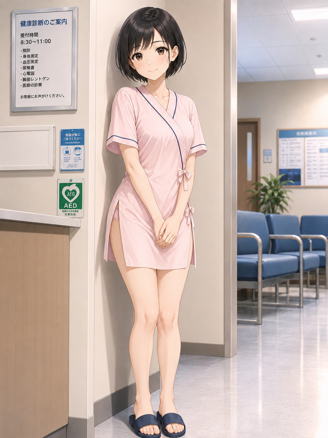 健康診断の美月さん