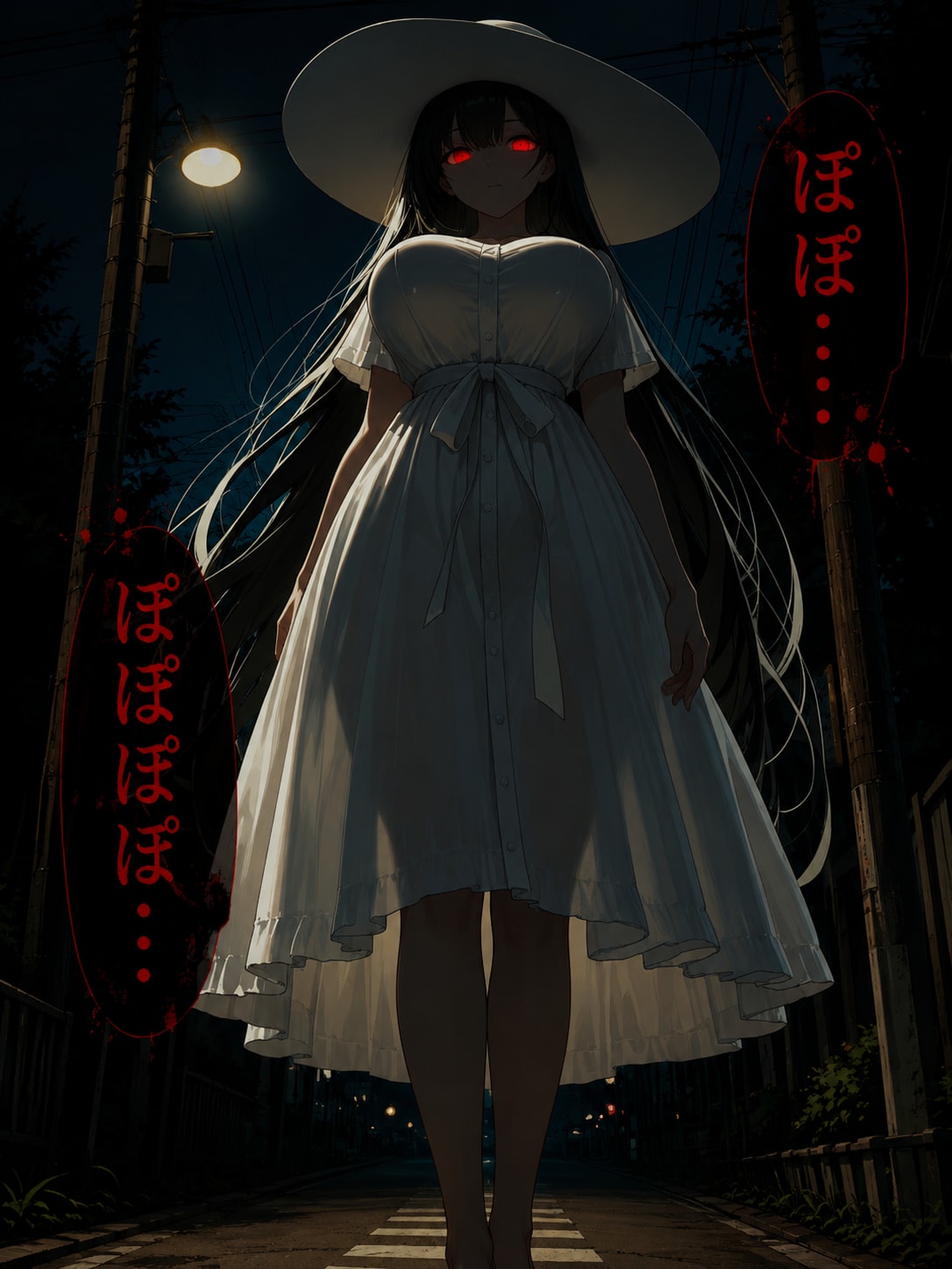 八尺様 | の人気AIイラスト・グラビア