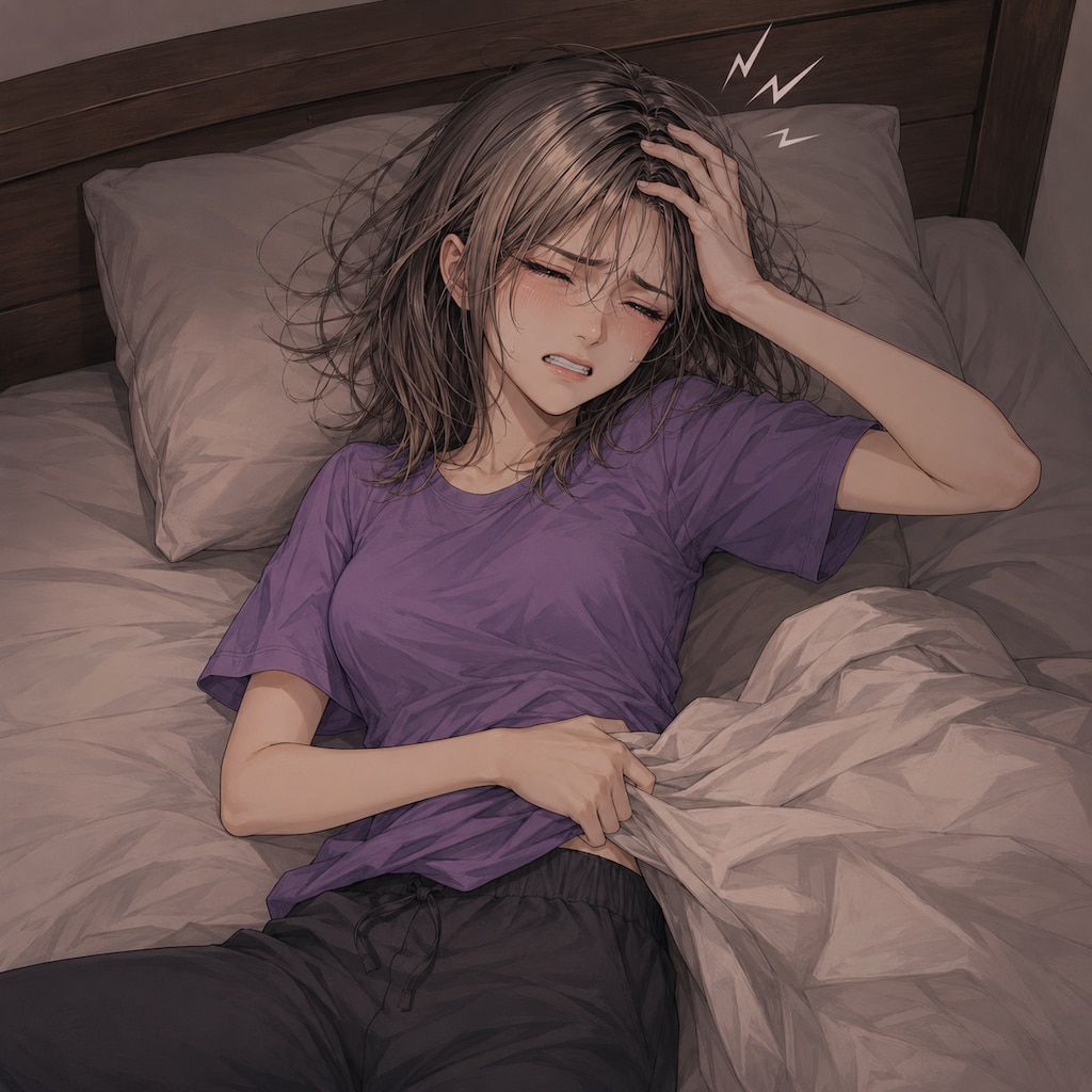 頭痛にうなされた日（クールちゃん）