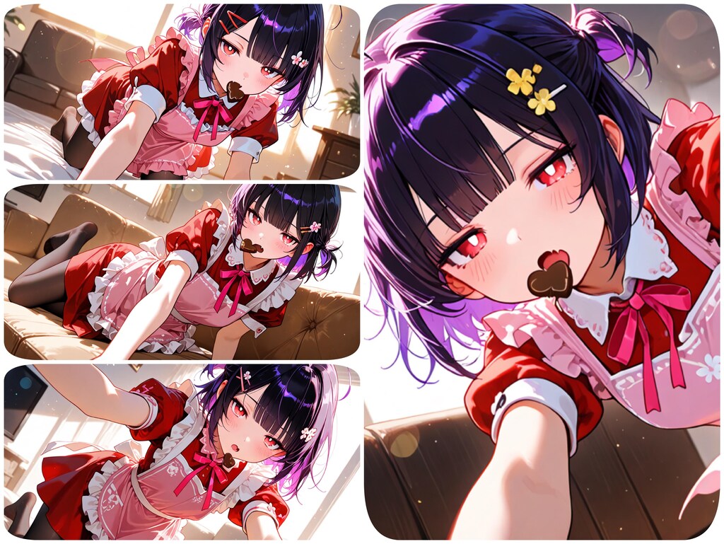 バレンタイン練習漫画