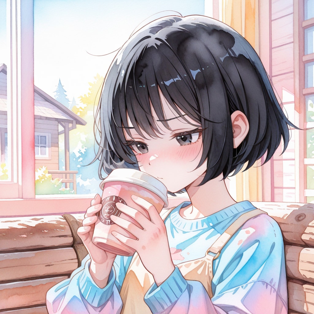 リラックスタイム(LATTE) | の人気AIイラスト・グラビア
