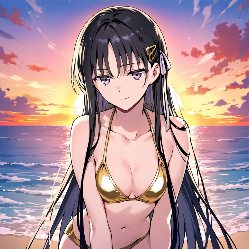 堀北さんの金色ビキニ（502）