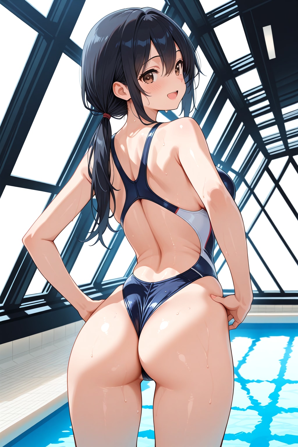 例のプールの彼女写真集