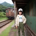 マウンテンジャケットで旅行コーデ 6枚目