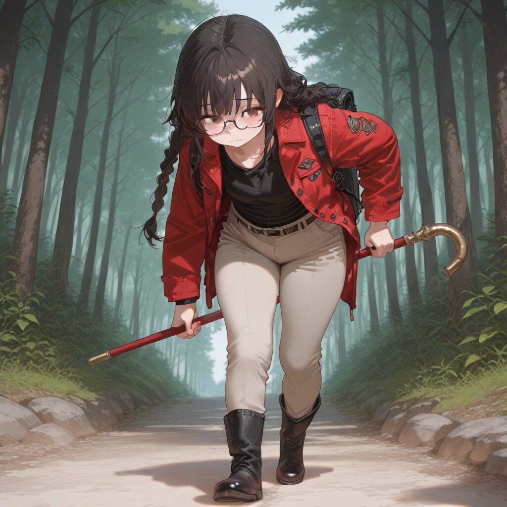 三つ編みちゃんと登山 | の人気AIイラスト・グラビア