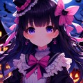 リボンな、ハロウィンのうちの子＊その2(4枚) 2枚目