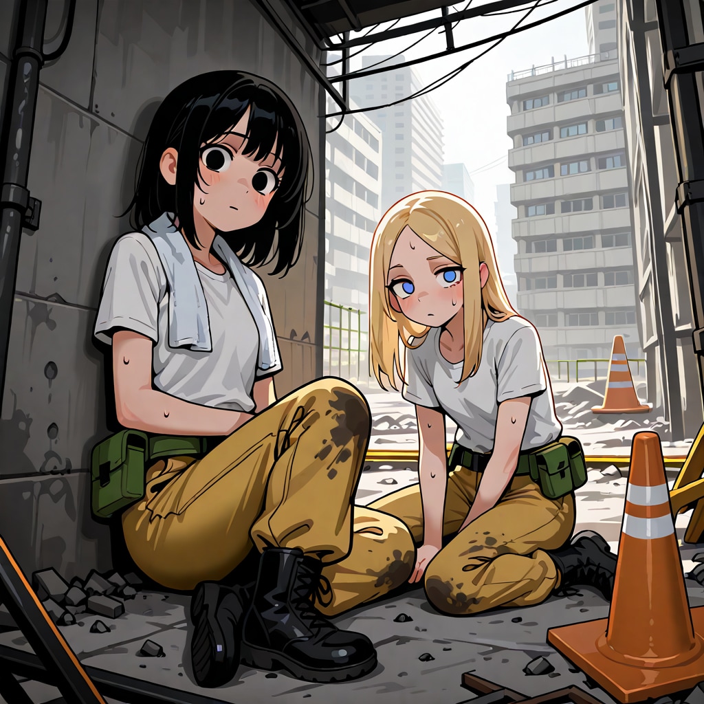 バイト中（工事現場）/LILY