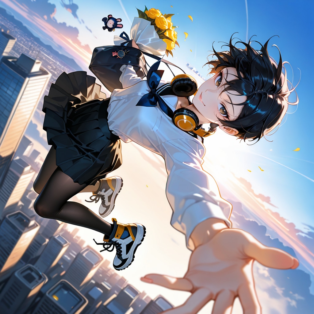 空から君に花束を